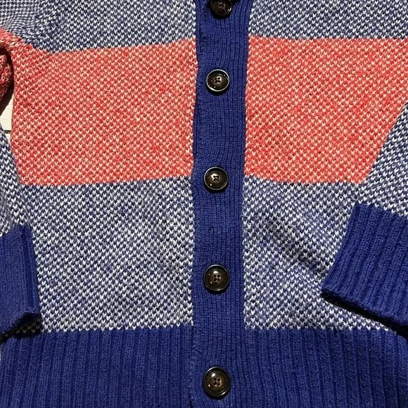🌻GapKids sz XS(4-5) Red and Blue Cardigan - Picture 4 of 7